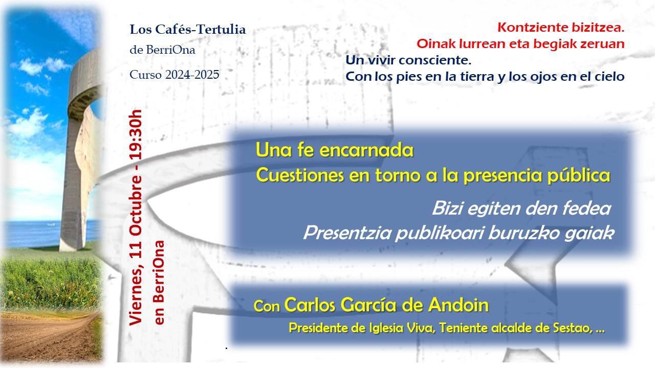 imagen Café Tertulia con Carlos García de Andoin